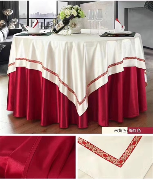 餐飲布草搭在搭配上有哪些規則？